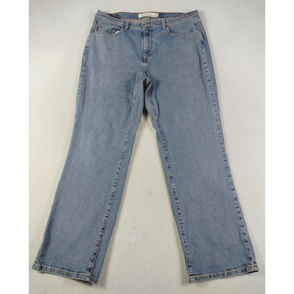 Levis 550 Relaxed‎ Bootcut Jeans Women 20M Blue Light Wash High Rise Stretch